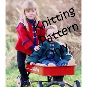 New Bev Galeskas Fiber Trends CH31 Child's Felt Jacket Felted Knitting Pattern